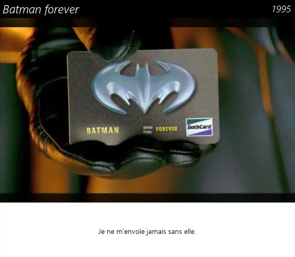 Vignette : Batman forever